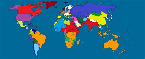 Map of World in 1914